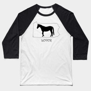 Pennsylvania Horse Lover Gifts Baseball T-Shirt